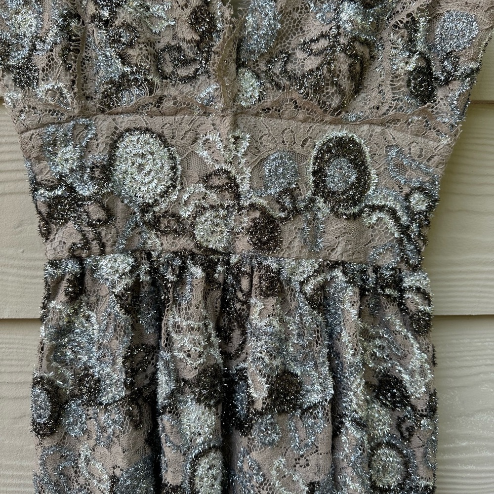 Burberry Prorsum Metallic Lace Dress - Picture 11 of 16